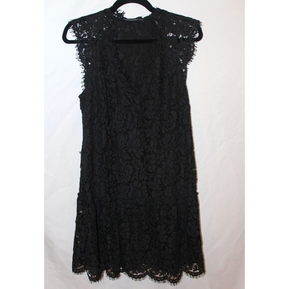 Generation Love Overlay Lace Mini Dress SZ S Black NWOT - Picture 1 of 4
